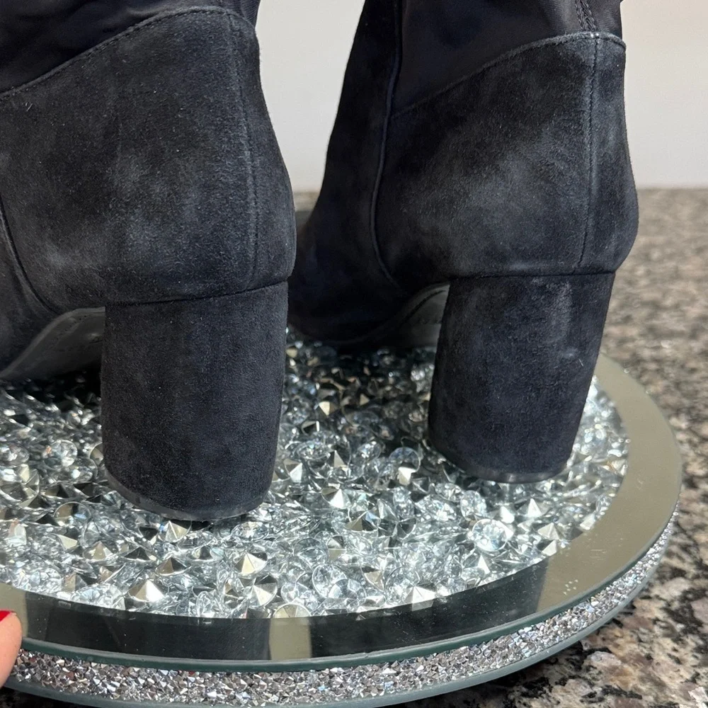 Nine West Black black suede tall Boots 8